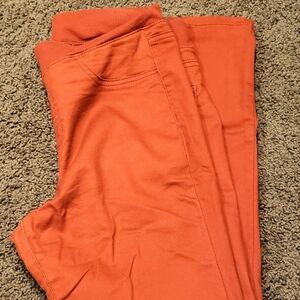 Orange leggings